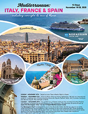 Mediterranean: Italy, France & Spain Cruise