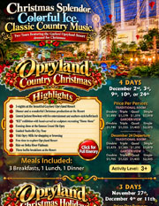 Opryland Country Christmas and Opryland Christmas Holiday
