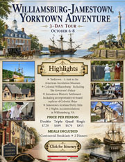 Williamsburg-Jamestown, Yorktown Adventure