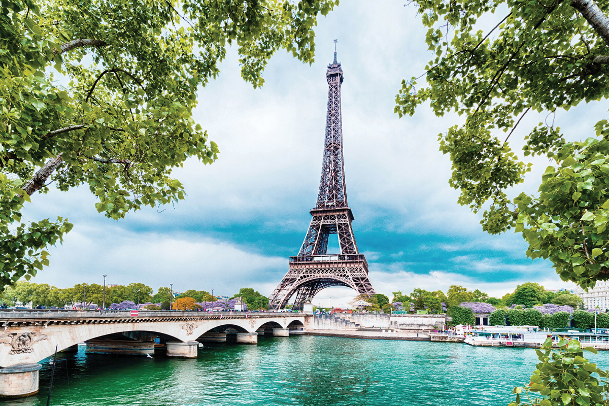 Eiffel Tower in Paris, France